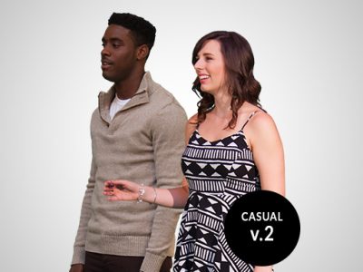 2d Cut Out People Casual v.2