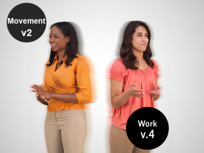 Moving 2d Cut Out People Work v.4