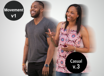 Moving 2d Cut Out People Casual v.3