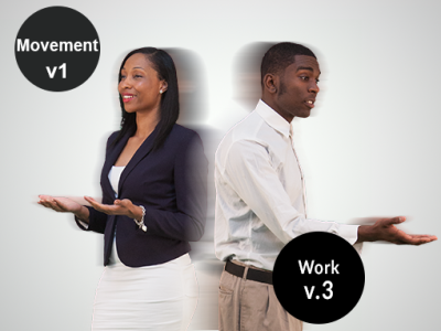 Moving 2d Cut Out People Work v.3